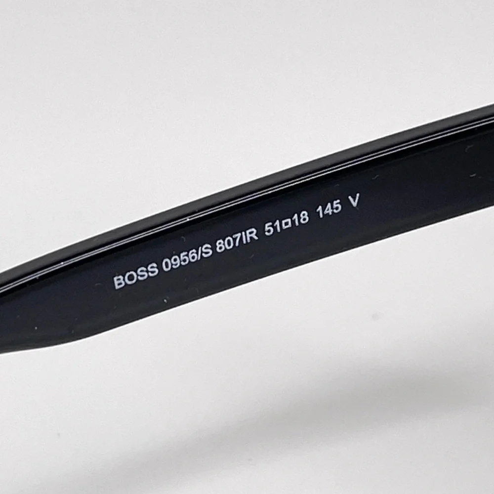 HUGO BOSS Black Wayfarer Sunglasses NEW Style 0956/s 807/ir